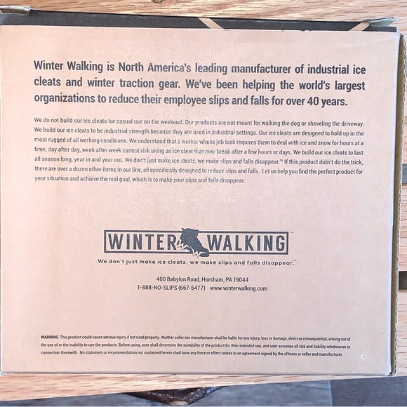 Winter walking low-pro easy on & off ice cleats size S - Picture 2 of 4